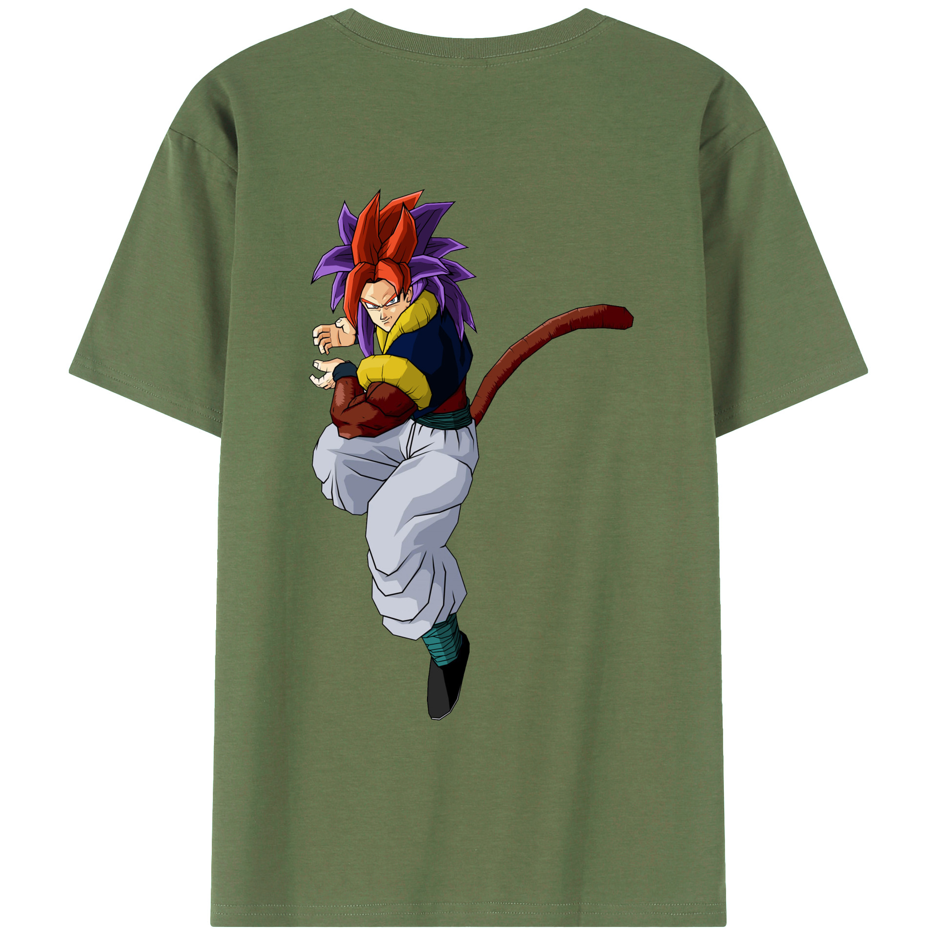 （画像用） ドラゴンボール DRAGON BALL 綿100％ メンズ半袖Tシャツ（バックプリント） 通気性